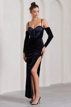 Meribel | Navy Velvet & Satin Long-Sleeved Corset Maxi Dress 9 Meribel | Navy Velvet & Satin Long-Sleeved Corset Maxi Dress -Stylixon Sales Store WB CC CL128796015 MeribelNavyVelvet SatinLong SleevedCorsetMaxiDress4 f700981f 7f9b 4b18 b8d3 8c018766f0a8 scaled
