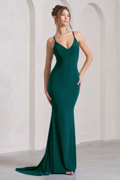 Lucky Number | Bottle Green Cross Back Fishtail Maxi Dress 9 Lucky Number | Bottle Green Cross Back Fishtail Maxi Dress -Stylixon Sales Store WB CL124604101 LuckyNumberPlumCrossBackFishtailMaxiDress2 adbd521f fc92 44cd adf0 cd1523882042 scaled