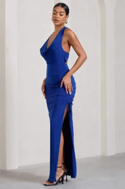 Luminescent | Cobalt Blue Cowl-Neck Split Maxi Dress 7 Luminescent | Cobalt Blue Cowl-Neck Split Maxi Dress -Stylixon Sales Store WB CL128827124 Luminescent CobaltBlueCowl NeckSplitMaxiDress3 a0d3ebf6 5f74 404f 825b 4a766a6d4af7 scaled