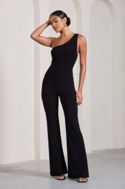 In The Dark | Black Sleeveless Asymmetric Flared-Leg Jumpsuit 9 In The Dark | Black Sleeveless Asymmetric Flared-Leg Jumpsuit -Stylixon Sales Store WB CL128840002 InTheDark BlackSleevelessAsymmetricFlared LegJumpsuit1 05d28f80 7d2d 4299 935c 6a0317f93b28 scaled