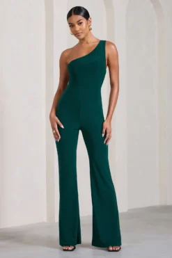 In The Dark | Bottle Green Sleeveless Asymmetric Flared-Leg Jumpsuit 9 In The Dark | Bottle Green Sleeveless Asymmetric Flared-Leg Jumpsuit -Stylixon Sales Store WB CL128840002 InTheDark BottleGreemSleevelessAsymmetricFlared LegJumpsuit3 83d90d85 2aeb 46fb 906b 59254ad5cc38 scaled