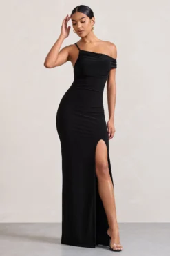 On Film | Black Asymmetric Strappy Split Maxi Dress -Stylixon Sales Store WB CL128889002 OnFilm BlackAsymmetricStrappySplitMaxiDress1 a0bc9119 851c 4500 b922 4c5108fedfb6 scaled