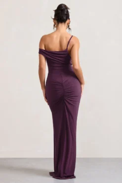 On Film | Burgundy Asymmetric Strappy Split Maxi Dress 11 On Film | Burgundy Asymmetric Strappy Split Maxi Dress -Stylixon Sales Store WB CL128889069 OnFilm BurgundyAsymmetricStrappySplitMaxiDress7 scaled