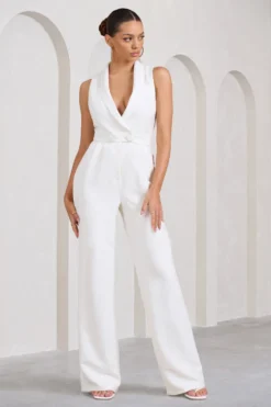 Endure | Tall White Tailored Sleeveless Wide-Leg Jumpsuit 9 Endure | Tall White Tailored Sleeveless Wide-Leg Jumpsuit -Stylixon Sales Store WB CL129389005 EndureWhiteTailoredSleevelessWide LegJumpsuit2 a5c5c8e5 9521 4311 b4f4 36800c1a167f scaled