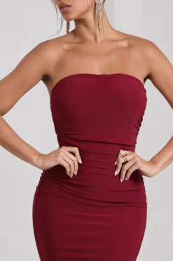 Wren | Berry Ruched Bandeau Maxi Dress 7 Wren | Berry Ruched Bandeau Maxi Dress -Stylixon Sales Store WB CL130074037 Wren BerryRuchedBandeauMaxiDress10 scaled